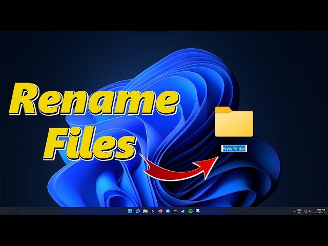 How to Rename a Folder in Windows 11