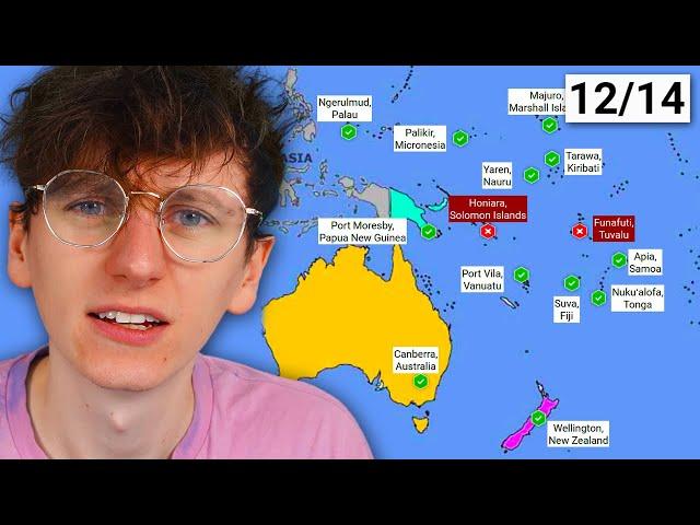 Can I name all 14 Capital Cities of Oceania?