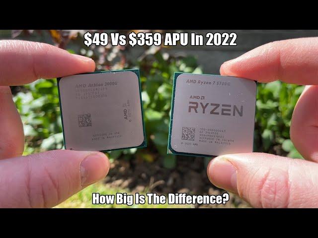 Ryzen 7 5700G Vs Athlon 3000G - Just How Much Difference Is There?