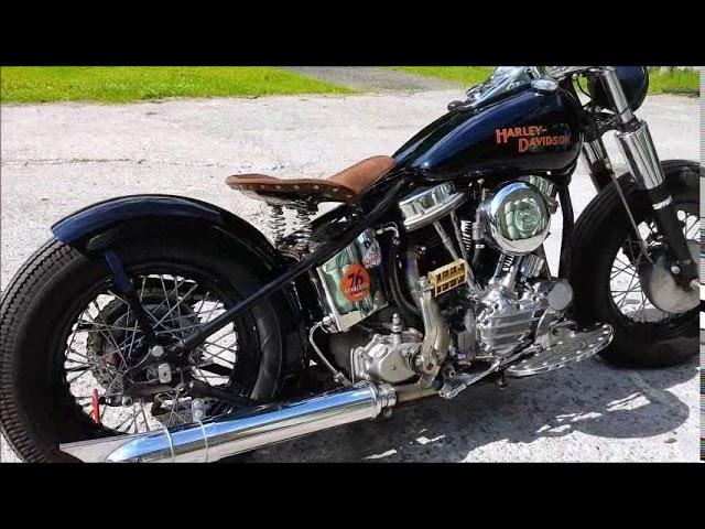 Harley Davidson, Panhead, Bobber, Bj. 1956