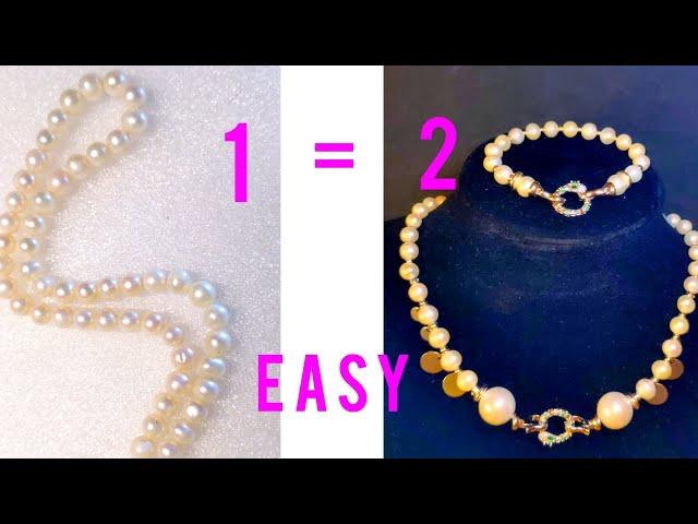 Як подовжити намисто / How to lengthen a necklace / Как удлинить бусы