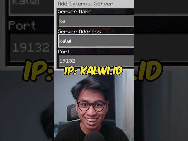 Cara main di server MCPE/Bedrock Kandang Alwi