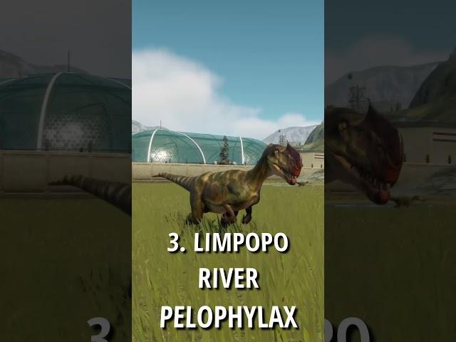 TOP 5 MONOLOPHOSAURUS SKINS Jurassic World Evolution 2 #shorts