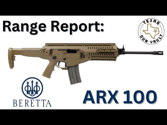 Range Report: Beretta ARX 100 (5.56 rifle in FDE)