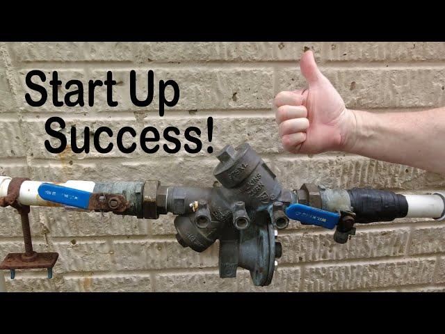 How to Install and Test a Back Flow  - Irrigation Start Up