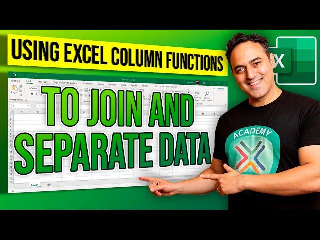 Using Excel Column Functions To Join And Separate Data