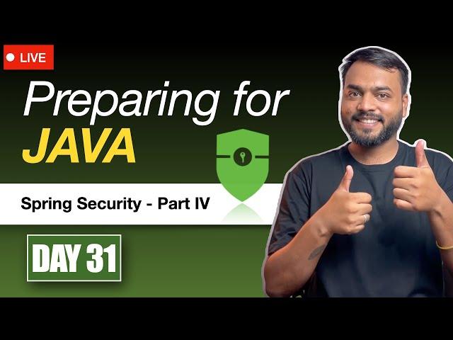 Learning Java - Day 31 - Spring Security Spring with Boot & JWT | Part IV | Akshay Agarwal