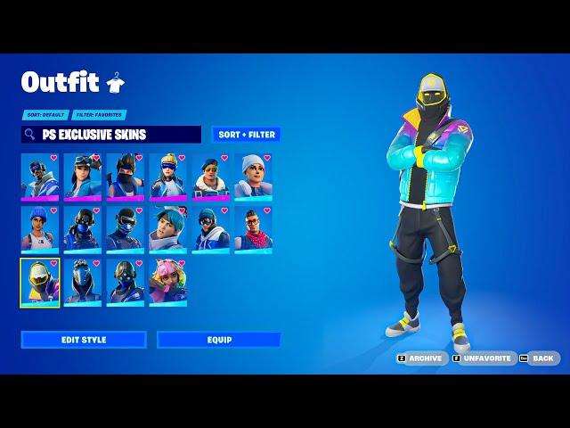 All Playstation Exclusive Skins in Fortnite (2018 - 2023)