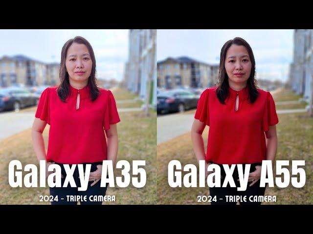 Galaxy A55 vs A35 camera comparison! Watch before you buy! 