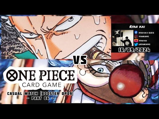 One Piece Card Game Casual Match Booster OP09 (Part 06) - Smoker vs Buggy