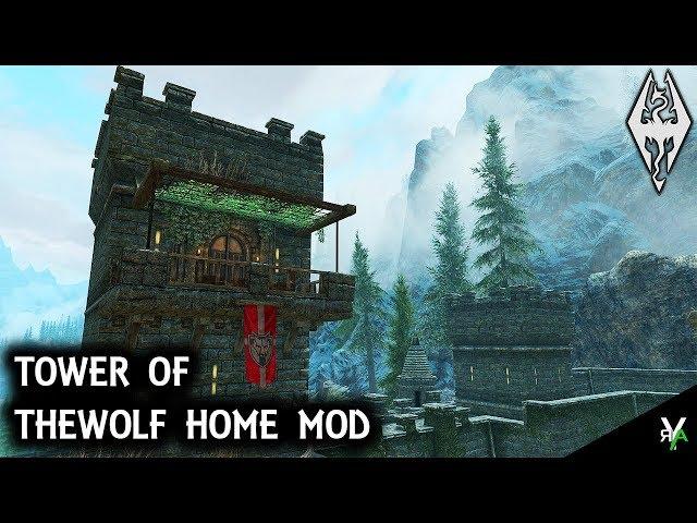 TOWER OF THE WOLF: Player Home Mod- Xbox Modded Skyrim Mod Showcase