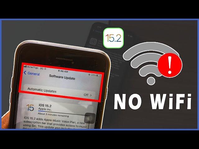 How To Update iPhones Without WiFi