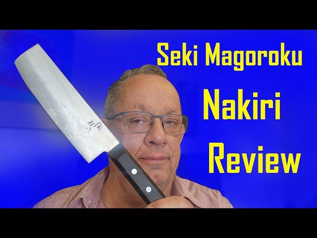 Seki Magoroku nakiri knife unboxing and review