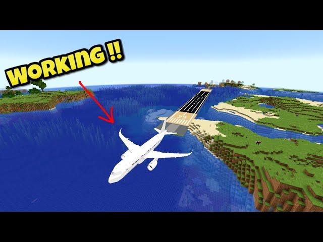 Working Airplanes in Minecraft | MTR Railway Automated Plains