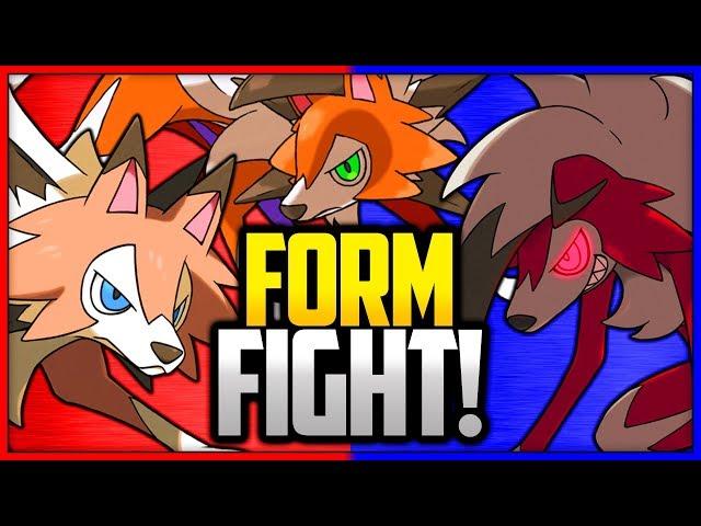 Lycanroc: Dusk vs Midday vs Midnight | Pokémon Form Fight