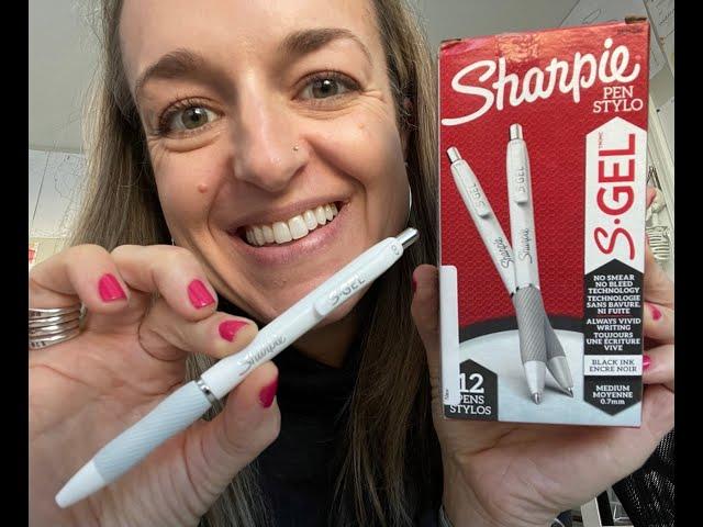 S-Gel, Gel Pens, Medium Point (0.7mm), Pearl White Body- REVIEW- Sleek look for an awesome pen.