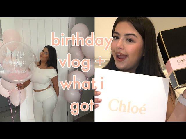 21st birthday vlog + what I got 