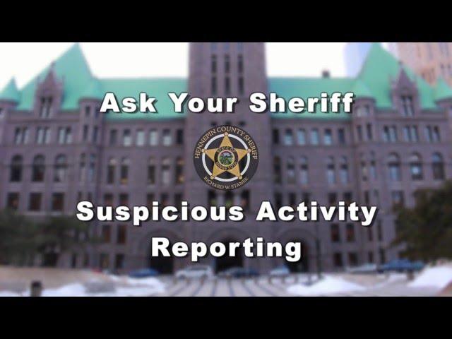 Suspicious Activity Reporting - English