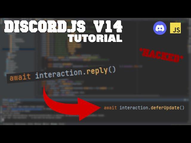 How to disable "interaction failed" and reply with nothing? | Discord.js v14 Tutorial