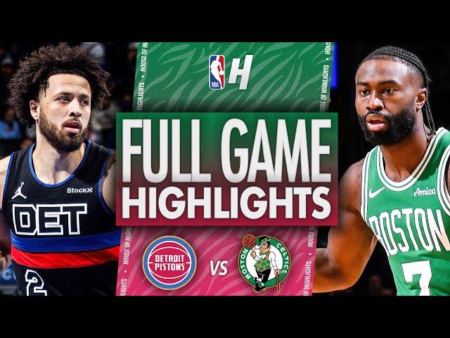 Detroit Pistons vs Boston Celtics - Full Game Highlights | December 12, 2024-25 NBA Season