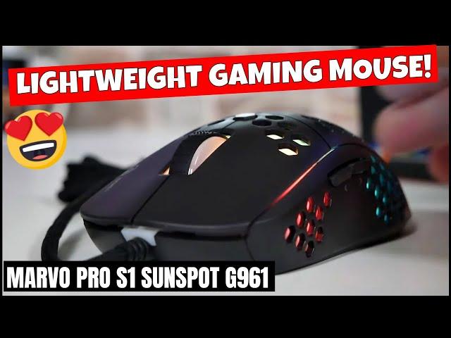 BEST BUDGET Gaming Mouse Marvo S1 SunSpot G961 Pixart 3327 12000DPI