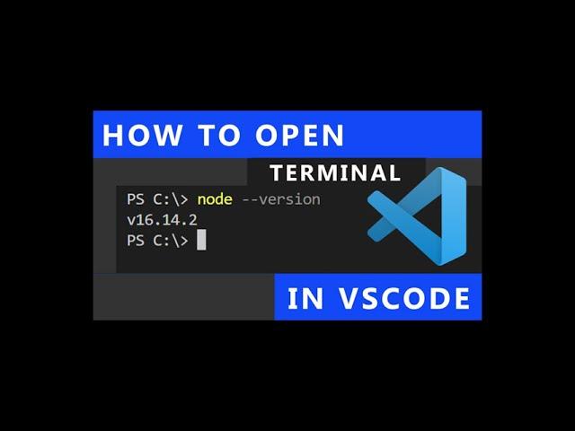 VSCode How To Open Terminal