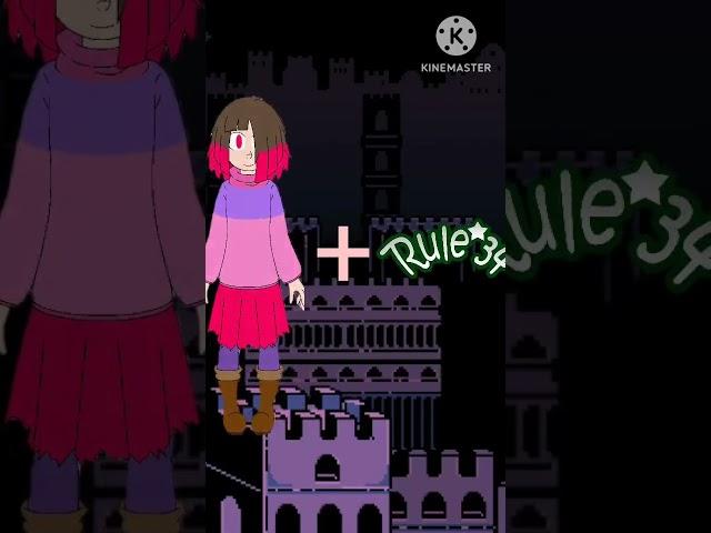 Undertal character vs rule 34  #edit #undertale #frisk #storyshift #toriel