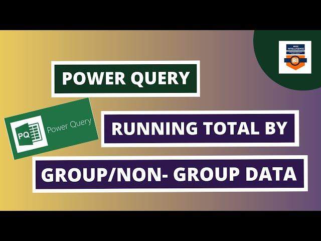 Running Total In Power Query | Running Sum In Power Query | Cumulative sum in power query