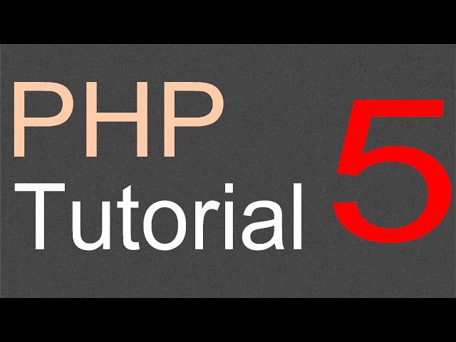 PHP Tutorial for Beginners - 05 - String concatenation