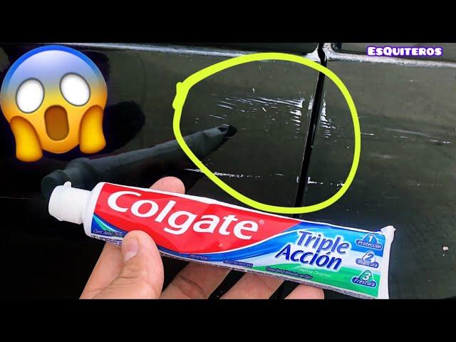 Qué pasa si usamos pasta dental para quitar rayones en carros ¿Realmente funciona?