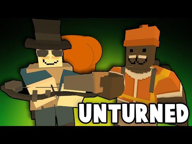 Unturned Funny Moments #2 - 3 Monitor Setup, Flying Body's & BERRIES! (Unturned Funtage)