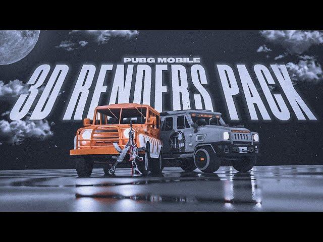 PUBG Mobile 3D Renders pack | Android / PC | 95k special | Free to use | Blender