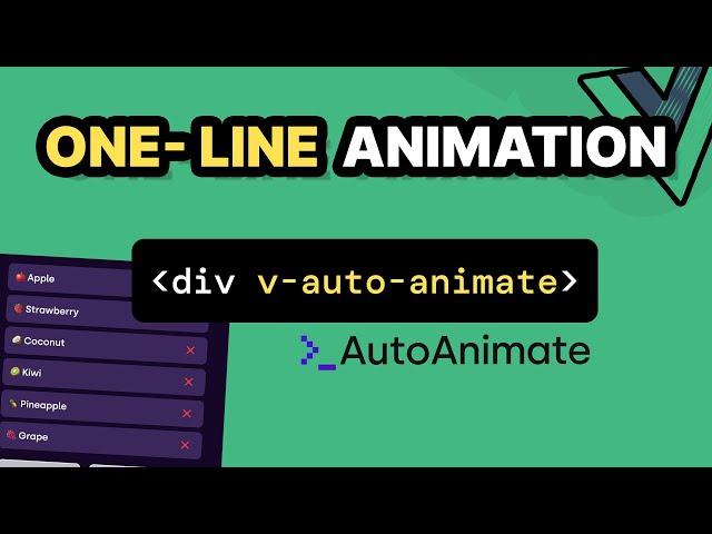 My New Favorite Vue Animation Library | AutoAnimate