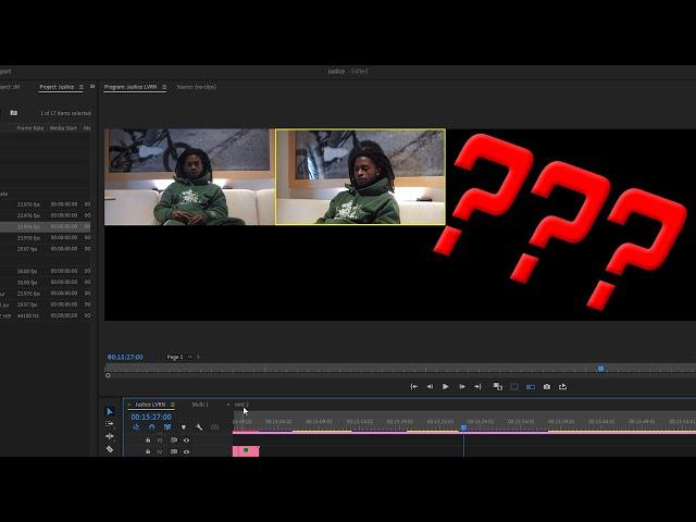 Video not showing in Multicam -Premiere Pro