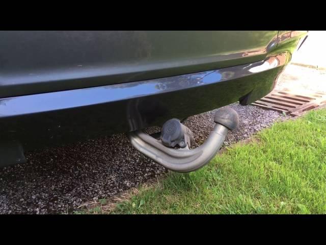 BMW X3 retractable tow bar