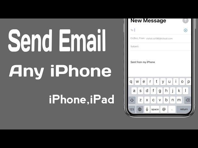 Send Email Any iPhone | #vishalcreate