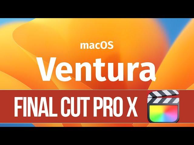 How to Update Final Cut Pro X on macOS Ventura | FCPX