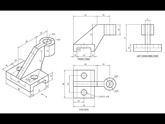 Orthographic Projection - Engineering drawing - Technical drawing