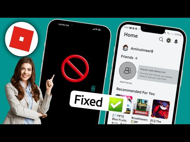 How to fix black screen on Roblox Mobile 2025 (Solve Roblox Black Screen Error Tutorial)