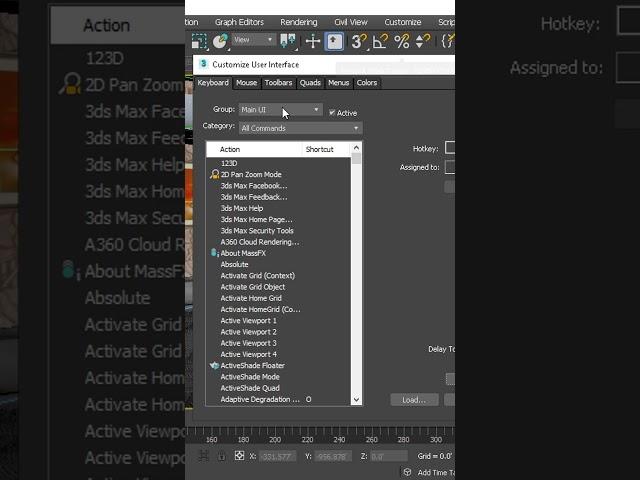 How to Create Shortcut in 3ds Max