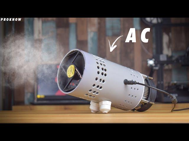 Making a Powerful AC from Peltier| Homemade AC for Summer