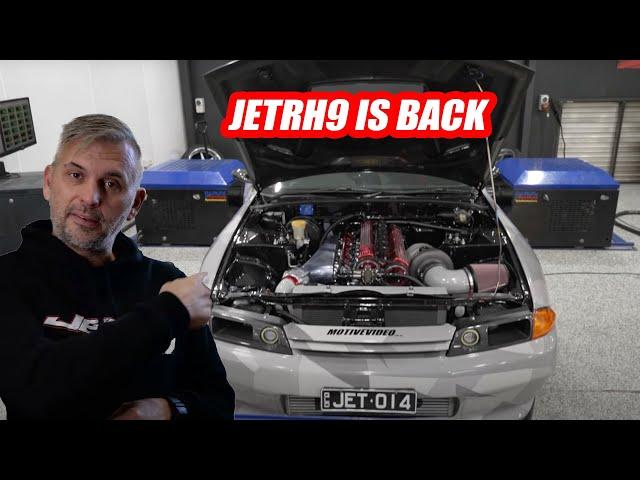 8-Second R32 Skyline GT-R Walk Around - JETRH9 Runs Again - Motive Garage