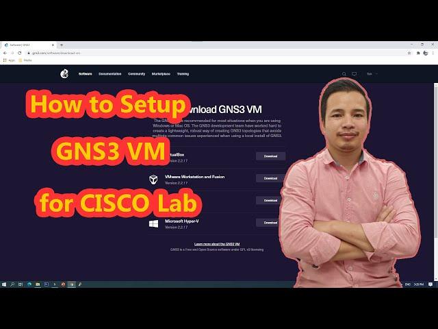 How to download and setup GNS3 for CISCO LAB