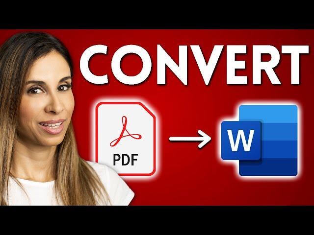 How To EASILY Convert PDF to Word | True and Scanned PDF