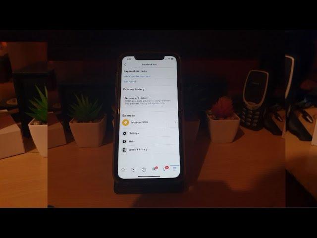 Facebook Pay Setup (Add Payment method)