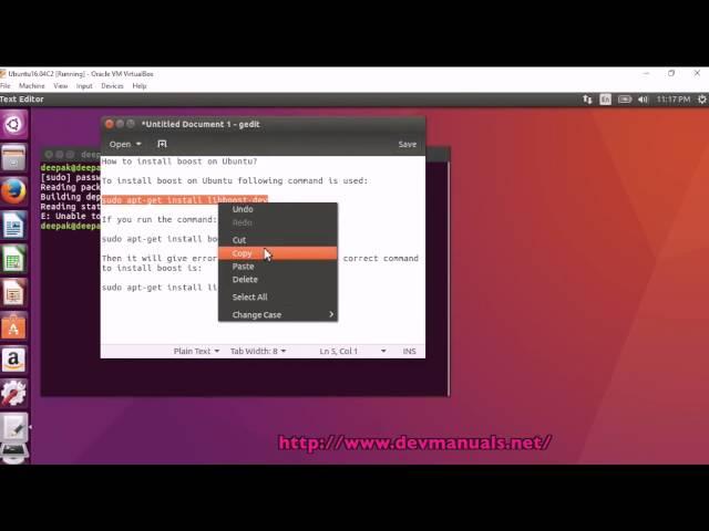 How to Install boost on Ubuntu?