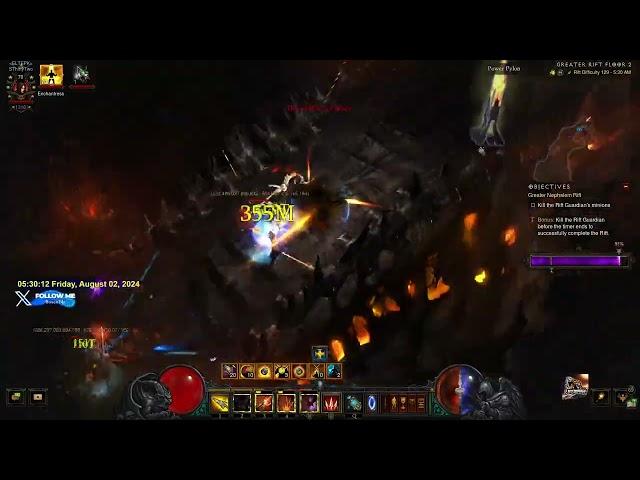 D3 02Aug2024 EU- Season 32 GR 129s - Let's Guess the Pylon before Rift Guardian!