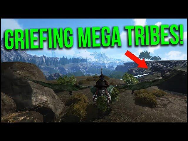 GRIEFING MEGA TRIBES! | ARK Official PvP - Ep.11