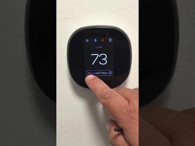 Programming your new Ecobee thermostat