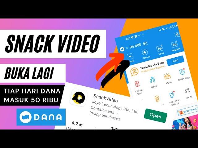 Resmi Snack Video Buka Event Bagi-bagi Duit lagi, Yukk Download !!! Tarik Langsung LEGIT